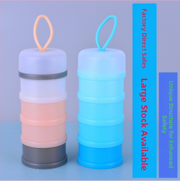 Hi-wang Espoir Pienų miltelių dėžutė – nešiojama daugiasluoksnė formulių organizatorius su savarankiškomis skyryklėmis, didelė talpa, tinkama nuo kūdikio iki 3 metų