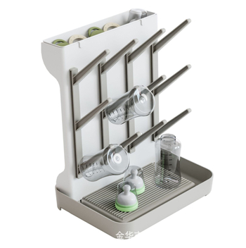 Ράφι αποθήκευσης μπουκαλιών, ξύλινος οργανωτής σε σκανδιναβικό στυλ για κουζίνα και γραφείο