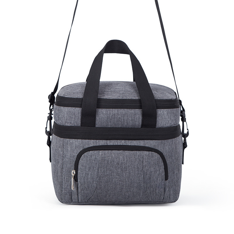 Srednja izolirana torba za ručak – Oxford platno, EVA, aluminijska folija, biserni pamuk – za putovanja i piknike