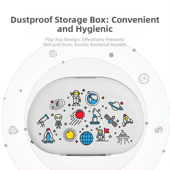 Bonmin Nešiojamas butelių šepetėlių komplektas – Silikoniniai butelių šepetėliai, Kelioninis valymo rinkinys