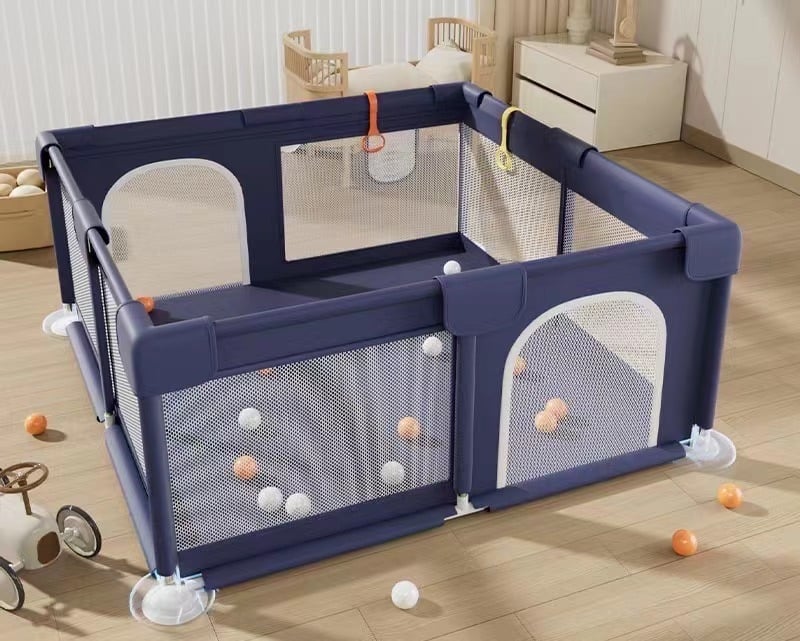 Εσωτερική παιδική περίφραξη για παιχνίδι – υφασμάτινο φράγμα για μωρά, 0–2 ετών; προέλευση Χεμπέι, Κίνα (Υφασμάτινο; 0–2; Προέλευση: Χεμπέι; 2021)