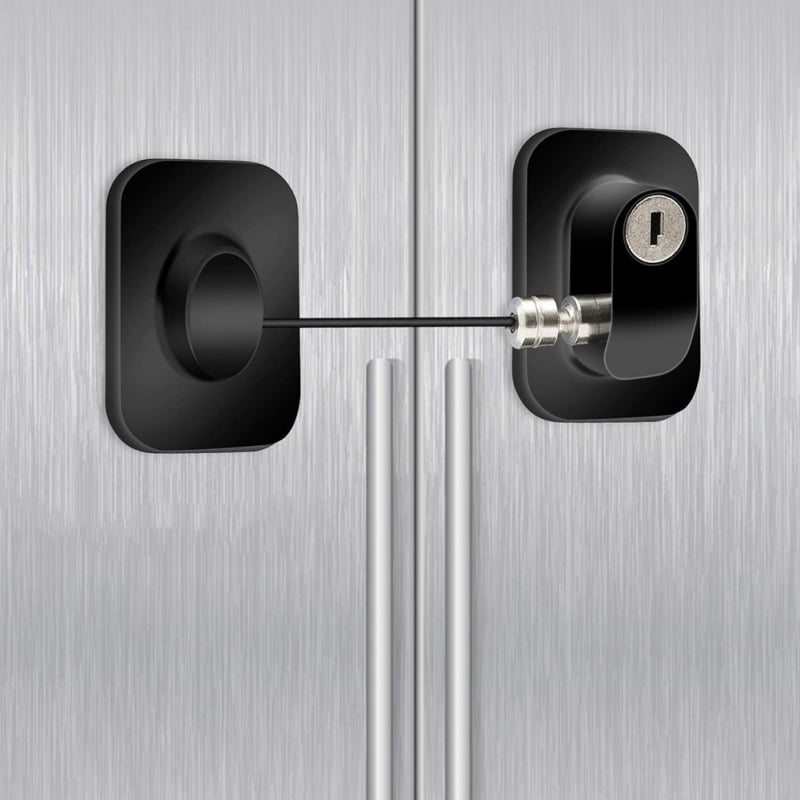 Заключалка за безопасност за хладилник и шкафове – антищипване, заключване на врати и чекмеджета, детска защита