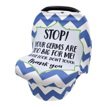 Κάλυμμα θηλάσμου για καρότσι με σκίαση ήλιου και προστασία από τον άνεμο, ύφασμα πολυεστέρα-βαμβάκι (94% σύνθεση), κατάλληλο για νεογέννητα έως 12 μηνών