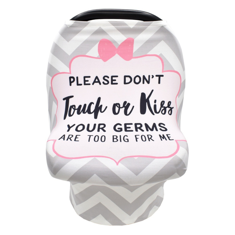 Κάλυμμα θηλάσμου για καρότσι με σκίαση ήλιου και προστασία από τον άνεμο, ύφασμα πολυεστέρα-βαμβάκι (94% σύνθεση), κατάλληλο για νεογέννητα έως 12 μηνών