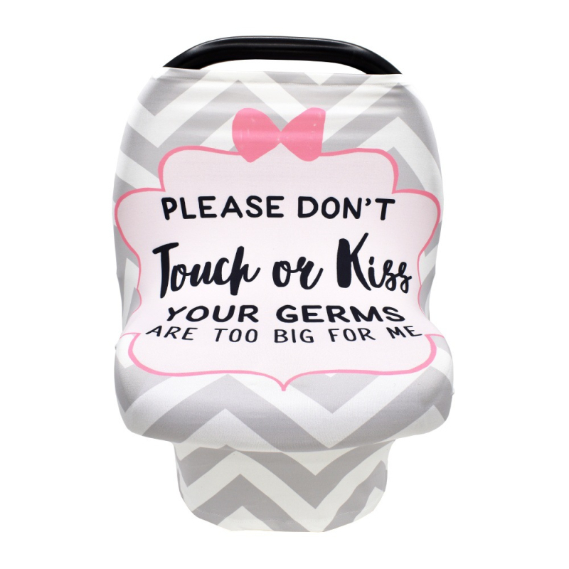 Κάλυμμα θηλάσμου για καρότσι με σκίαση ήλιου και προστασία από τον άνεμο, ύφασμα πολυεστέρα-βαμβάκι (94% σύνθεση), κατάλληλο για νεογέννητα έως 12 μηνών