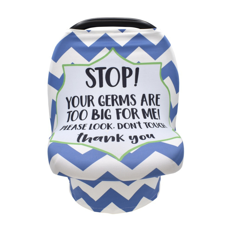 Κάλυμμα θηλάσμου για καρότσι με σκίαση ήλιου και προστασία από τον άνεμο, ύφασμα πολυεστέρα-βαμβάκι (94% σύνθεση), κατάλληλο για νεογέννητα έως 12 μηνών