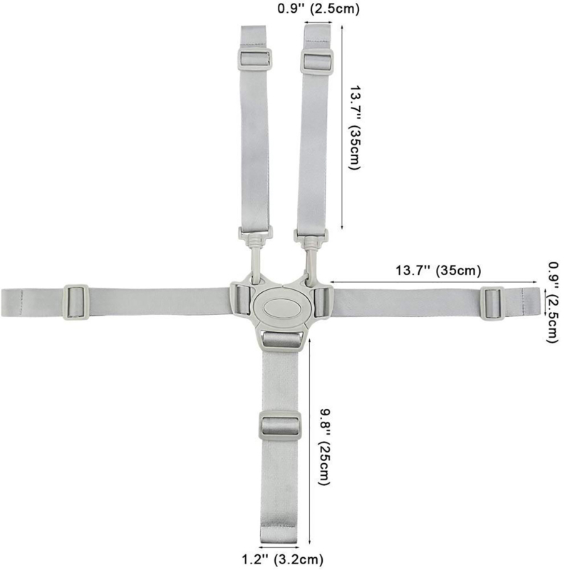 Vaikų saugios maitinimo juostos, penkių taškų dizainas, 100 vnt. pakuotėje, vietinis produktas