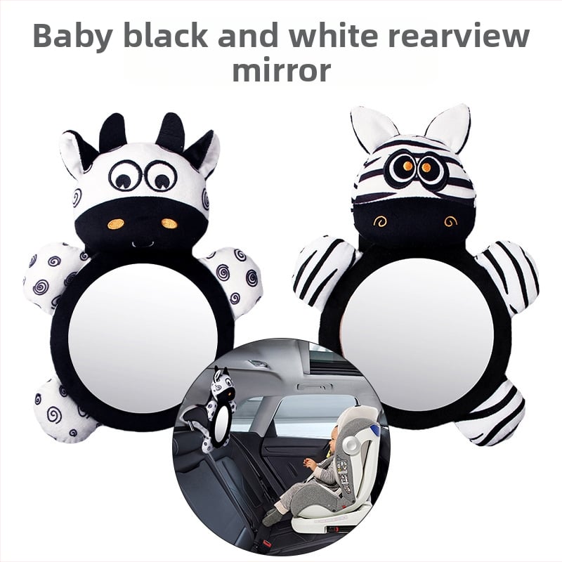 Aipinqi pūkų pliušinis automobilio veidrodžio žaislas kūdikiams 0–2 metų, pakuotė: OPP maišelis