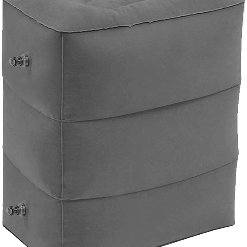 Φουσκωτή επιφάνεια ποδιών με PVC φλοκ, τριών στρώσεων κατασκευή, πάχος 0.25 mm, φορητή βάση ποδιών για ταξίδια HX0232