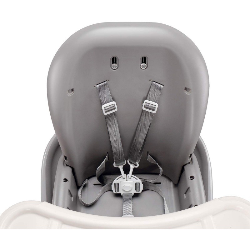 5-точков предпазен колан за детска количка и столче за хранене с регулируема подложка за рамо (нейлонова лента, катарама POM)