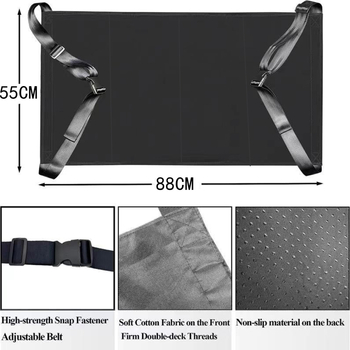 Pārvadājamais bērnu hamaks ceļojumiem ar lidmašīnu - auduma virsma, modelis Travel Hammock, maksimālais slodze 30 kg, svars 350 g