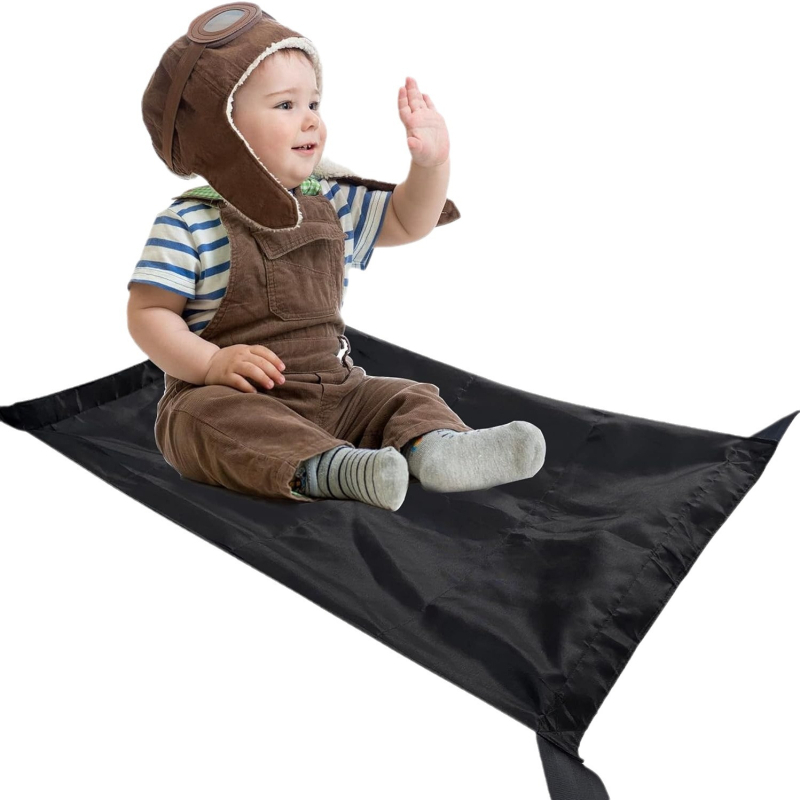 Pārvadājamais bērnu hamaks ceļojumiem ar lidmašīnu - auduma virsma, modelis Travel Hammock, maksimālais slodze 30 kg, svars 350 g