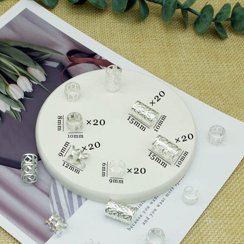 Inel pentru păr cu model Totem, aliaj, placare electrolitică, stil retro