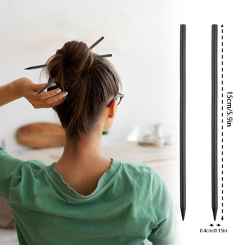 Medinis plaukų segtukas – naujojo kinų stiliaus, paprastas retro plaukų aksesuaras, galvos apdaila, 2024 m. vasara