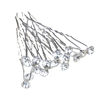 U formos plaukų segtukas su krištolais, geometriškas stilius, įkvėptas japonų ir korėjiečių, vestuvėms, atskiras įpakavimas, KS-002