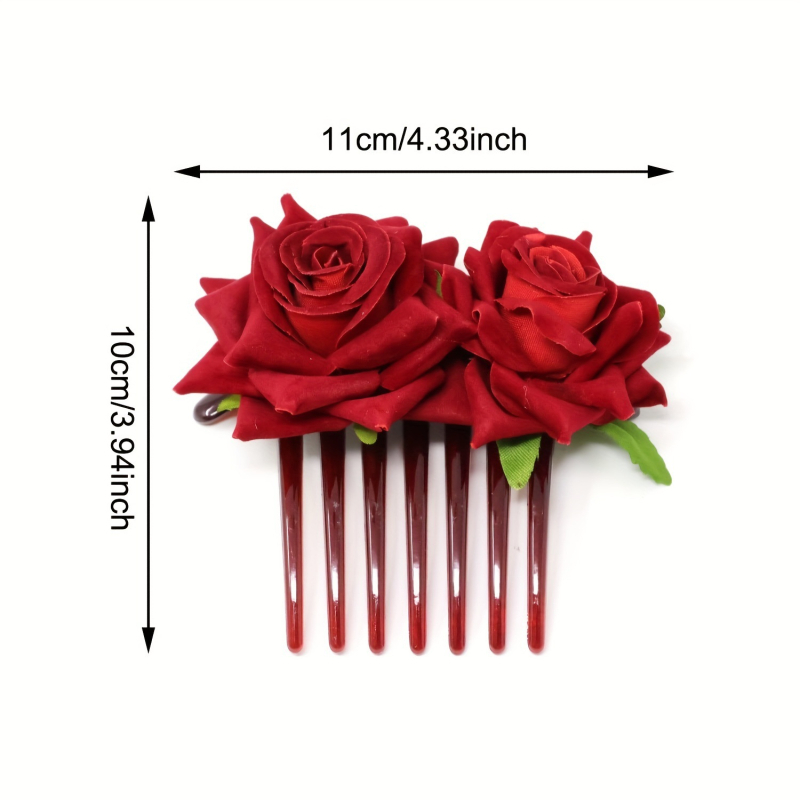 Velūro rožių plaukų segtukas, moterų plaukų aksesuaras, geometriškas stilius, rankų darbo, kilmė: Jinhua