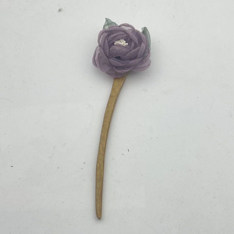 Ξύλινο τσιμπιδάκι μαλλιών σε ρετρό στυλ με φλοράλ διακόσμηση για αξεσουάρ κεφαλιού (Υλικό: Ξύλο; Στυλ: Vintage; Διακόσμηση: Λουλούδι; Κατηγορία προϊόντος: Αξεσουάρ κεφαλιού; Έτος/Σεζόν: Καλοκαίρι 2024)