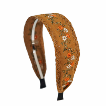 YOAPOE Jewelry етно-стил ръчно изработена платнена лента за глава, ретро дизайн