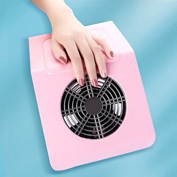 Ιαπωνικού στυλ επιτραπέζια σκούπα σκόνης νυχιών, 40W, με μαξιλαράκι χεριού, ήσυχη λειτουργία