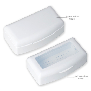 Κουτί απολύμανσης και αποθήκευσης εργαλείων νυχιών, 80 g, πλαστικό, ιδιωτική ετικέτα διαθέσιμη