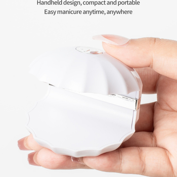 Lingchihao Shell Fototerapijos lemputė — nešiojama LED nagų gelio lako džiovinimo lemputė