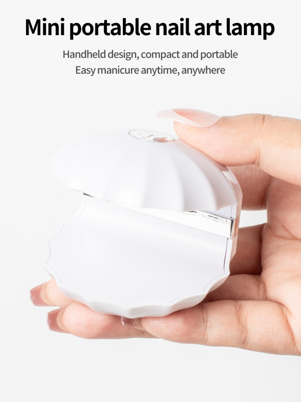 Lingchihao Shell Fototerapijos lemputė — nešiojama LED nagų gelio lako džiovinimo lemputė