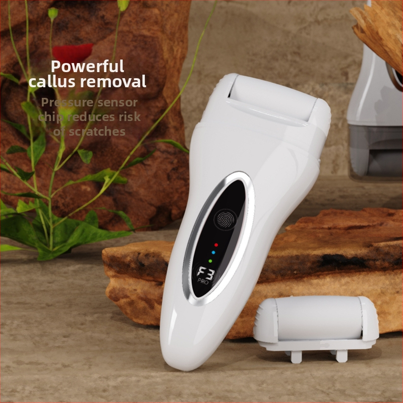 Електрическо устройство за педикюр: премахване на мъртва кожа и мазоли, водоустойчиво и измиваемо, с цифров дисплей и осветление (модел 2024)