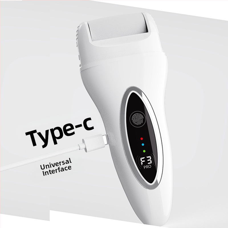 Електрическо устройство за педикюр: премахване на мъртва кожа и мазоли, водоустойчиво и измиваемо, с цифров дисплей и осветление (модел 2024)