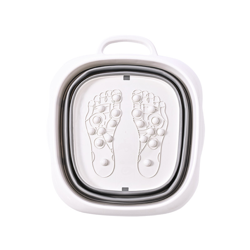 Sulankstoma kojų vonelė su masažu, plastikinė, Duofu, suaugusiems, kojų mirkyti