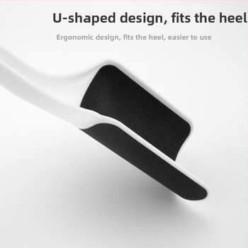 SHANG EN U-μορφής διπλής όψεως λίμα ποδιών με αμμοβολημένη επιφάνεια για αφαίρεση νεκρού δέρματος, εργαλείο περιποίησης ποδιών, ABS πλαστικό, 200 τεμάχια