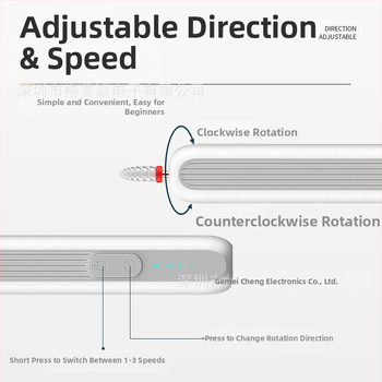 Nagu freza – nešiojama įkraunama piešik tipo elektrinė nagų freza, modelis M6, OEM ženklas, Shenzhen, Guangdong