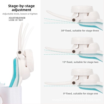 Didžiojo piršto atskyrėjas su reguliuojamu kampu; rėmas + aukštos kokybės audinys + mygtukas; modelis: trečios kartos mygtukas