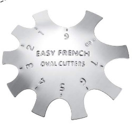 Alati za nokte: Coya šablona za francusku manikuru od nehrđajućeg čelika, set od 6 komada