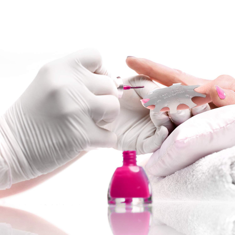 Alati za nokte: Coya šablona za francusku manikuru od nehrđajućeg čelika, set od 6 komada