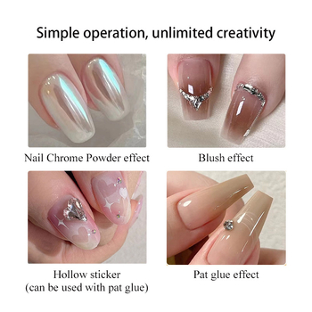 XBR Πένα νυχιών από σιλικόνη για εφέ άνθησης, 15 g, προέλευση Γκουανγκντόνγκ