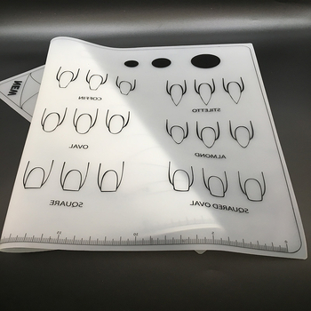 Silikoninė užpildymo pagalėlė manikiūrui – nagų lipdukų spaudimo įrankiai, kilmė Guangzhou, pakuotė 200 vnt, grynasis svoris 130 g, galiojimo laikas 24 mėn