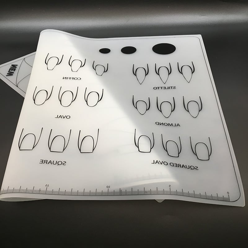 Silikoninė užpildymo pagalėlė manikiūrui – nagų lipdukų spaudimo įrankiai, kilmė Guangzhou, pakuotė 200 vnt, grynasis svoris 130 g, galiojimo laikas 24 mėn