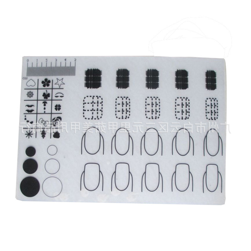 Silikoninė užpildymo pagalėlė manikiūrui – nagų lipdukų spaudimo įrankiai, kilmė Guangzhou, pakuotė 200 vnt, grynasis svoris 130 g, galiojimo laikas 24 mėn