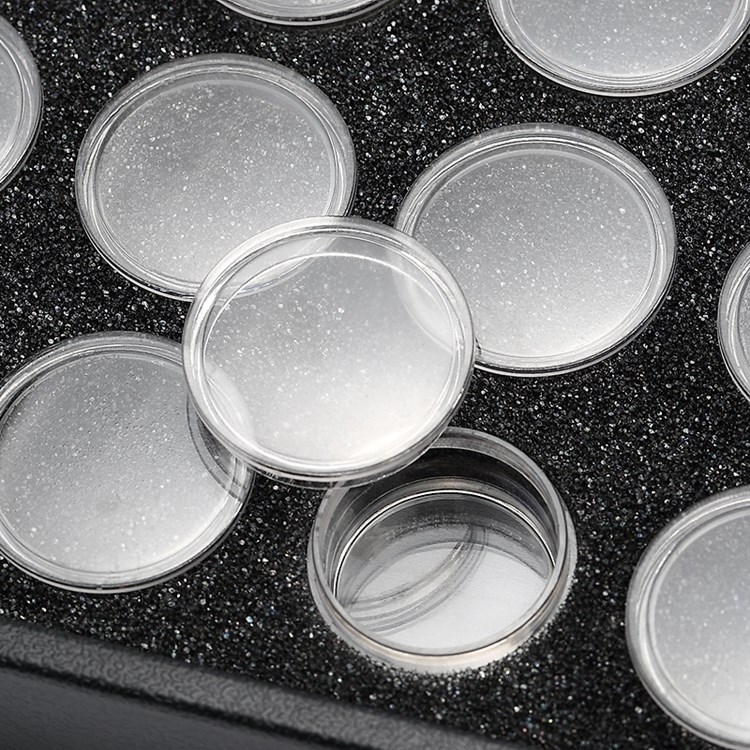 Nagų įrankių laikymo dėžutė su 25/50 skyriais, plastikinė konstrukcija, skirta nagų papuošalų ir deimantų priedų saugojimui – ZLY