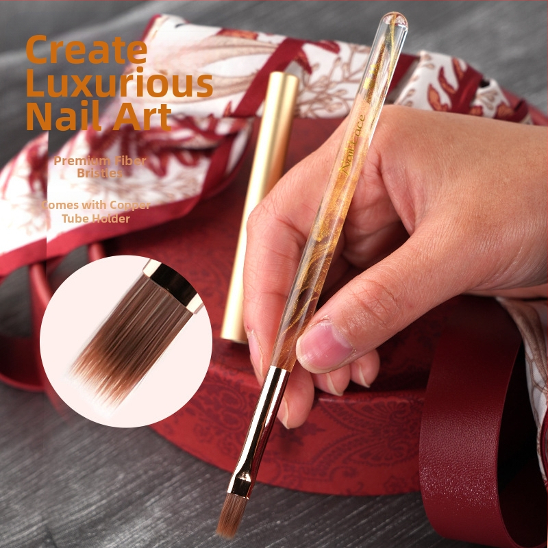 Маникюрна писалка за размазване – дървена дръжка, преносима, комплект 1 бр., Mirror Makeup марка, произход Jiangxi