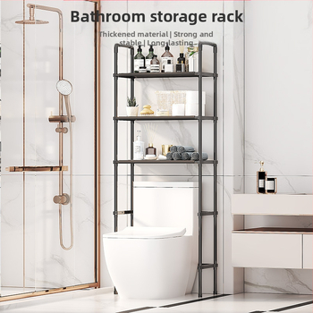 Leap 3 pakopų grindų laikymo stovas, dažytos vamzdžiai ir PVC plokštė, įrengimas ant žemės