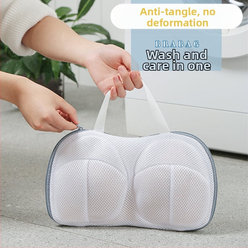 Mazgāšanas maisiņš krūšturiem – režģveida sieta, pret deformāciju, poliesteris, 2023. gada modelis