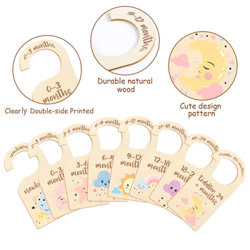 Дървен разделител за детско облекло – Boxwood, марка Blue and White, Категория: Други дървени изделия