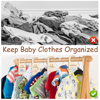 Дървен разделител за детско облекло – Boxwood, марка Blue and White, Категория: Други дървени изделия