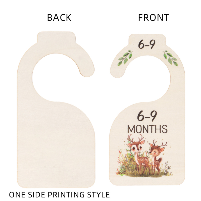 Placă separator din lemn pentru hainele bebelușului cu animale desen animate, Brand Xitong, Stil modern minimalist, Material Boxwood