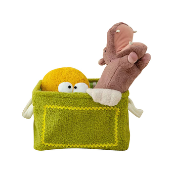 Denbo craft Cartoon storage basket – καλαθάκι αποθήκευσης από βαμβακερό ύφασμα, κατάλληλο για τηλεχειριστήρια, βιβλία και περιοδικά, αποθήκευση ρούχων