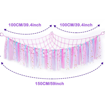 Δίκτυο γωνιακής αποθήκευσης από βαμβακερό σκοινί, χειροποίητο, για αποθήκευση μαλακών παιχνιδιών, με γάντζο, 1 επίπεδο, αποθήκευση υπνοδωματίου