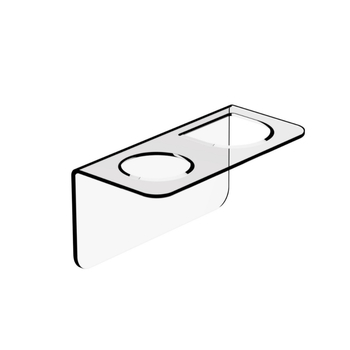 Ant sienos montuojamas skustuvo laikiklis su be įkalimo įrengimu (Paviršiaus apdaila: Aukštas skaidrumas; Medžiaga: 20990619417; Pakraunamumas: 500 g; Sluoksnių skaičius: 1; Storis: 4 mm / 3 mm)