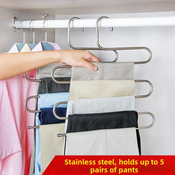 Ράφι παντελονιών από ανοξείδωτο ατσάλι – Ethereal, μοντέρνο σχέδιο, προσαρμοσμένη επεξεργασία