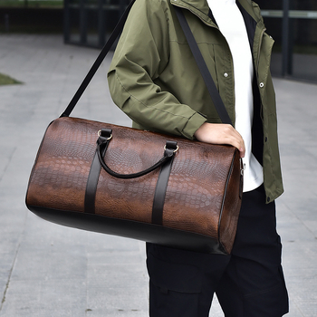 Unisex τσάντα ώμου από Oxford ύφασμα για ταξίδια, 36–55L, μονόχρωμη, street style, μοντέλο 918